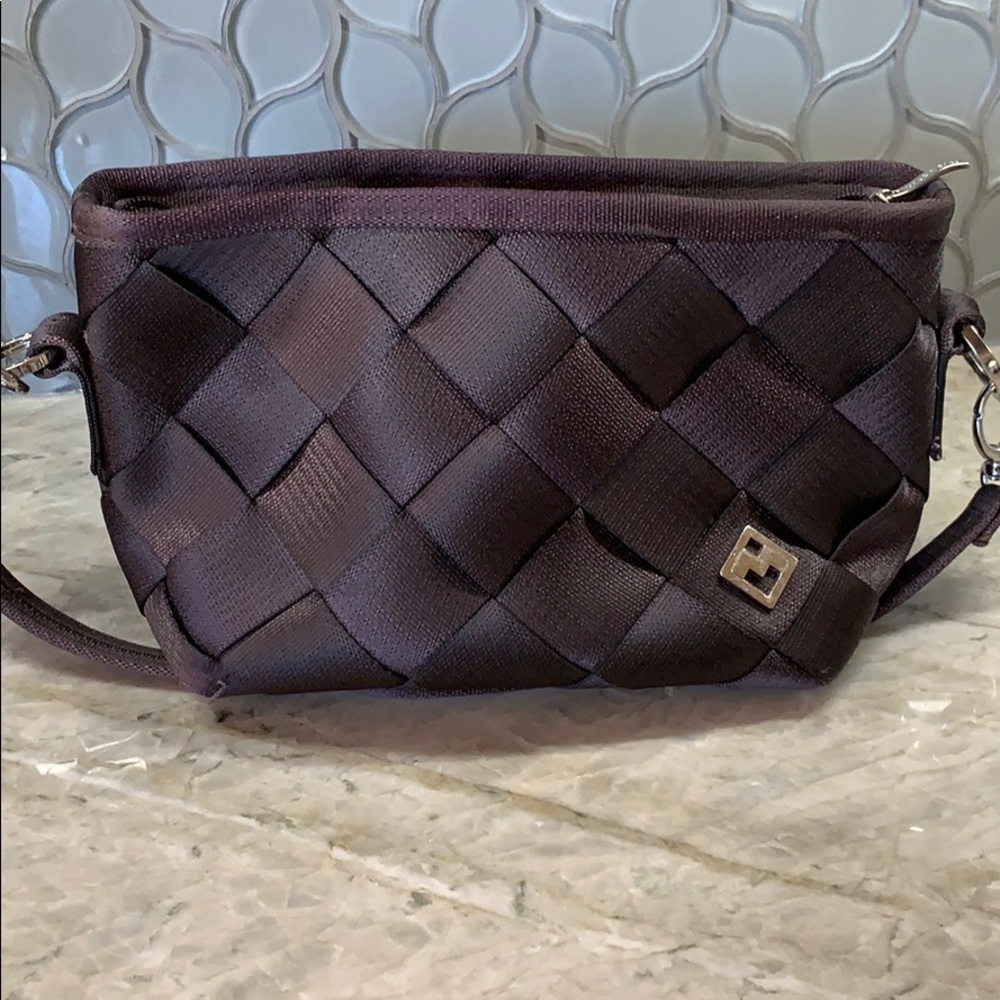 Maggie Bags seatbelt purse.